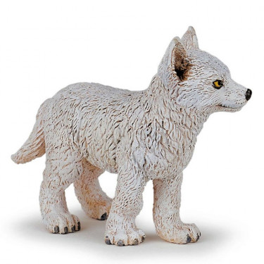 Jeune loup polaire, figurine PAPO 50228