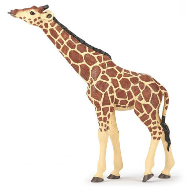 Girafe tête levée, figurine PAPO 50236