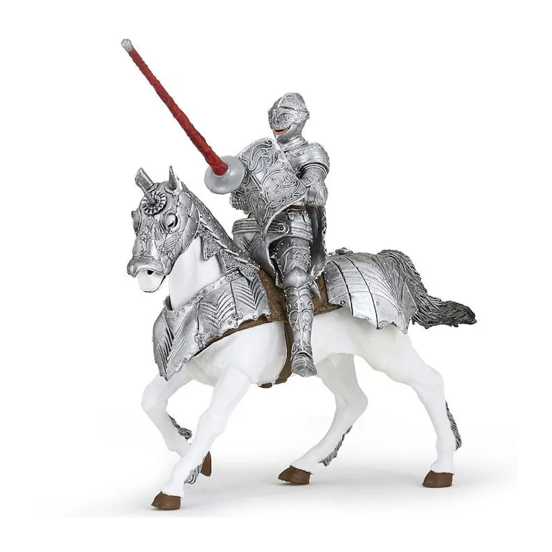 Cheval en armure, figurine PAPO 39799