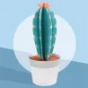 Les petits cactus, maquettes en papier 'Sophie et Martin'