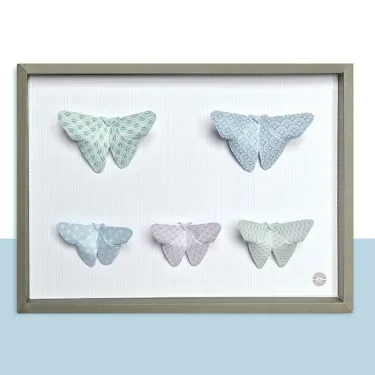 Les beaux papillons, maquettes en papier 'Sophie et Martin'