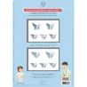 Les beaux papillons, maquettes en papier 'Sophie et Martin'