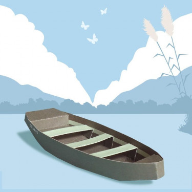 Les barques de France, maquettes en papier 'Sophie et Martin'