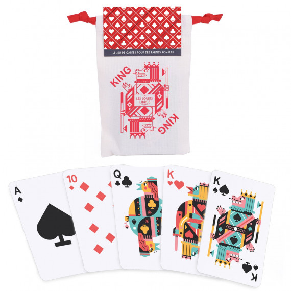 KING, jeu de cartes classique 'Les Jouets Libres'