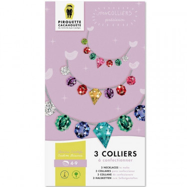 3 colliers précieux à confectionner Pirouette Cacahouète