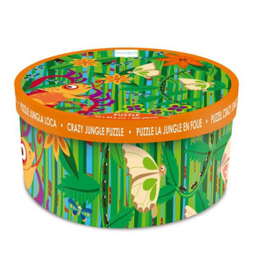 Puzzle 200 pcs 'La jungle en folie' Scratch