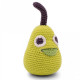 Hochet poire en crochet "The veggy toys", coton bio