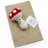 Hochet champignon en crochet "The veggy toys", coton bio
