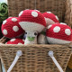 Hochet champignon en crochet "The veggy toys", coton bio