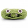 Hochet petits pois en crochet "The veggy toys", coton bio