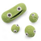 Hochet petits pois en crochet "The veggy toys", coton bio