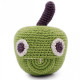 Hochet pomme en crochet "The veggy toys", coton bio