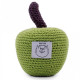 Hochet pomme en crochet "The veggy toys", coton bio