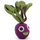 Hochet betterave en crochet "The veggy toys", coton bio