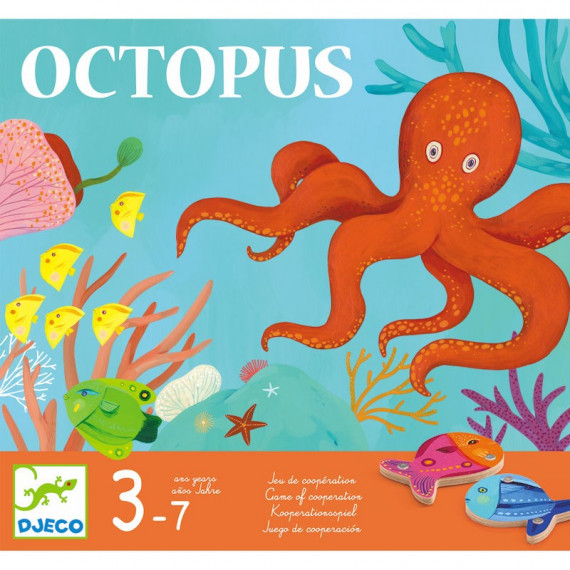 Octopus, jeu d'adresse et de coopération DJECO 8405