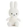 Peluche Miffy en velours côtelé blanc 24cm