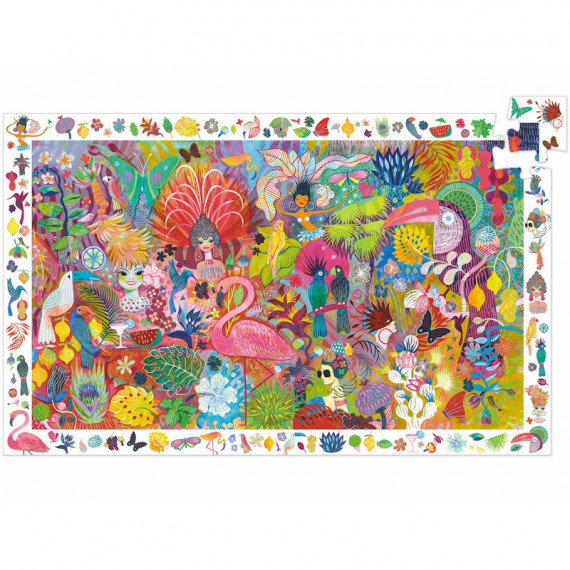 Puzzle observation 'Carnaval de Rio' 200 pcs DJECO 7452