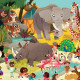 Puzzle Une journée au zoo 48 pcs CROCODILE CREEK