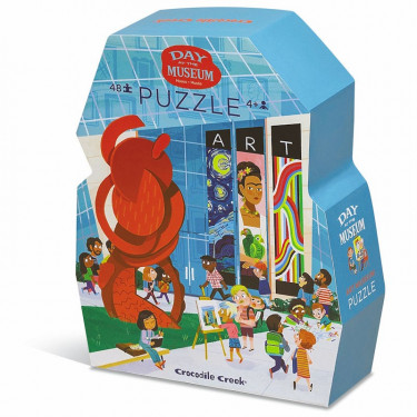 Puzzle Une journée au musée d'Art 48 pcs CROCODILE CREEK