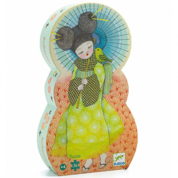 Kokeishi, puzzle 36 pcs silhouette DJECO 7236