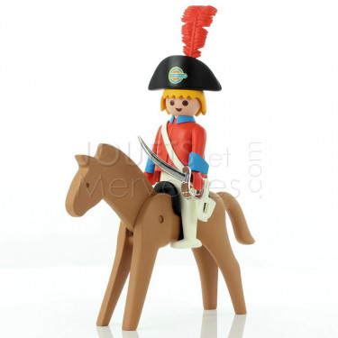 L'officier et son cheval Playmobil Collectoys Plastoy