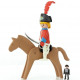 L'officier et son cheval Playmobil Collectoys Plastoy