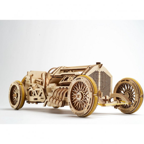 Bolide U-9 Grand Prix – UGEARS Puzzle 3D Mécanique