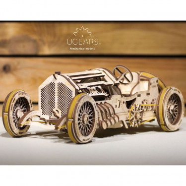Bolide U-9 Grand Prix – Puzzle 3D Mécanique – Ugears France