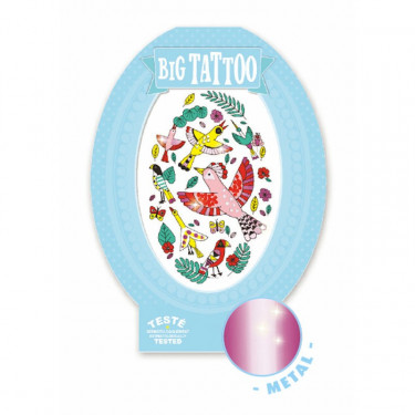 Tatouage enfant Big Tattoo 'Birdy' DJECO 9603