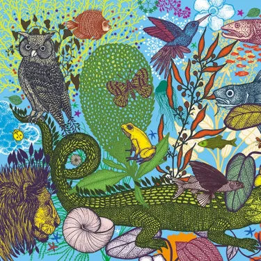 Puzzle 1000 pcs Terre et Mer DJECO 7646