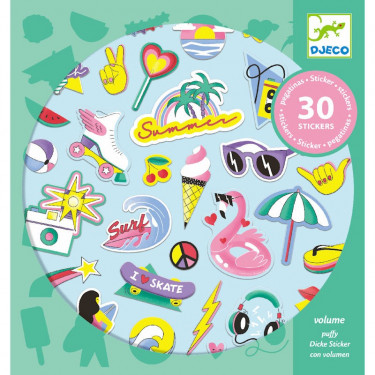 Stickers en volume 'California' DJECO 9262