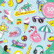 Stickers en volume 'California' DJECO 9262