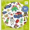 Stickers en volume 'Retro toys' DJECO 9263