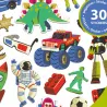 Stickers en volume 'Retro toys' DJECO 9263