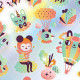 Stickers iridescents 'Lovely rainbow' DJECO 9264