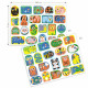 Grosses gommettes pour les petits 'Tous en forme' DJECO 9088