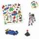 Stickers en volume 'Retro toys' DJECO 9263