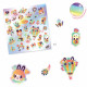 Stickers iridescents 'Lovely rainbow' DJECO 9264