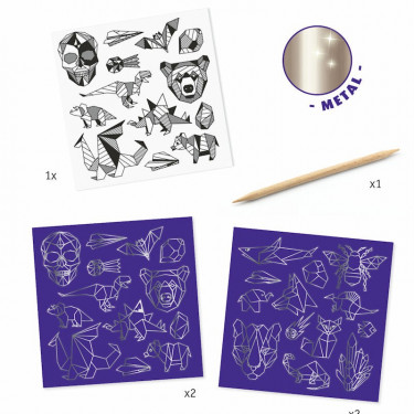 Stickers à gratter 'Iron' DJECO 9737