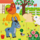 Puzzle en bois 'Puzzlo Ferme' 15 pcs DJECO 1814