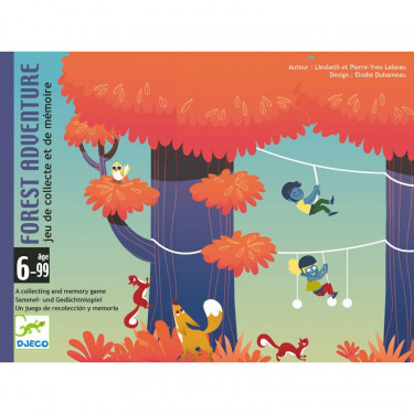 Forest Adventure, jeu de cartes DJECO 5180