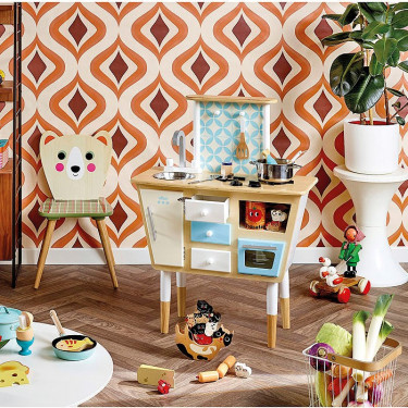 Cuisine vintage, jouet en bois VILAC 8109