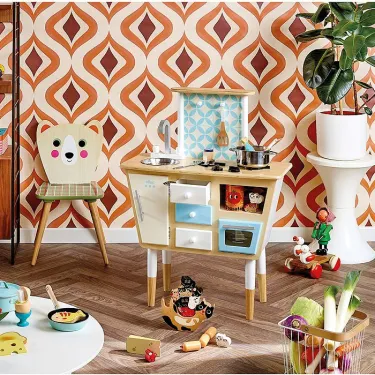 Cuisine vintage, jouet en bois VILAC 8109