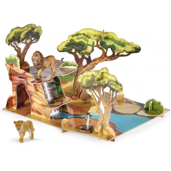 22 Pièces Figurine Animaux de La Jungle Jouet pour EnfantsAnimaux