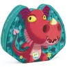 Edmond le dragon, puzzle 24 pcs silhouette DJECO 7214
