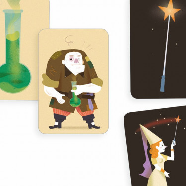 Magic school, jeu de cartes DJECO 5144