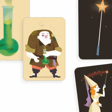Magic school, jeu de cartes DJECO 5144