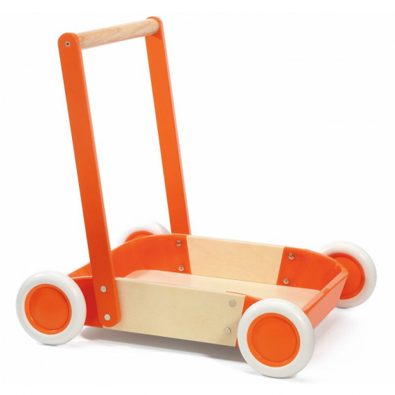 Chariot de marche en bois pour enfant DJECO 205 Red Trott'it !