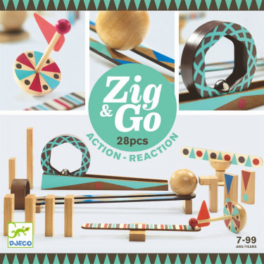 ZIG & GO - 28 pièces DJECO 5640