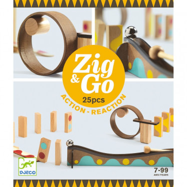 ZIG & GO - 25 pièces DJECO 5642